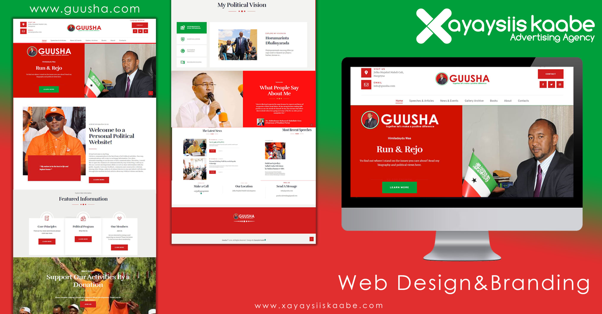 Guusha – Website Design & Development