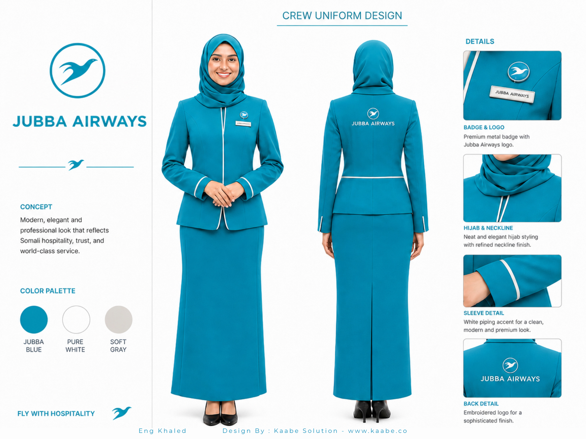 Crew Clothes Branding -Jubba  Airways gallery image 5