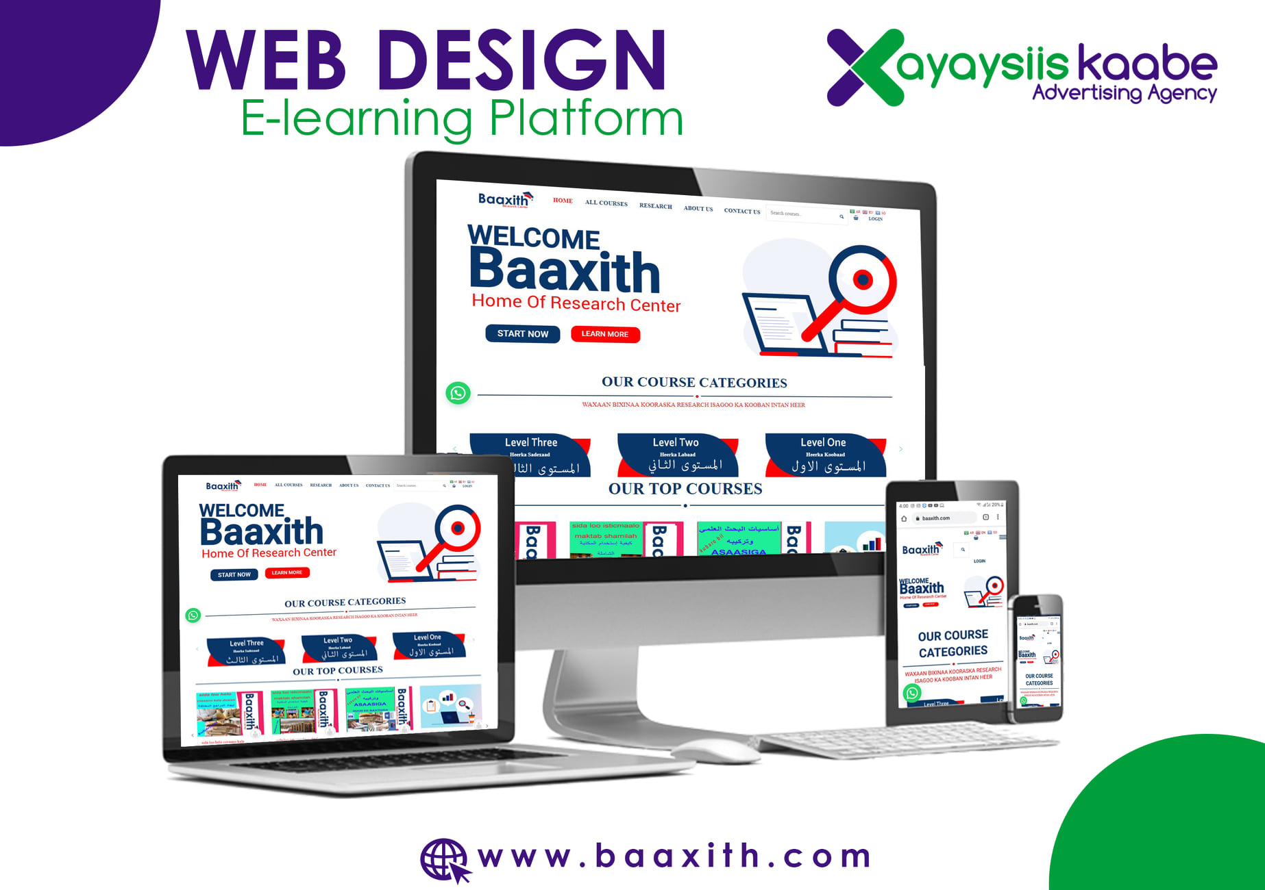 Baaxith Academy – E-Learning Website